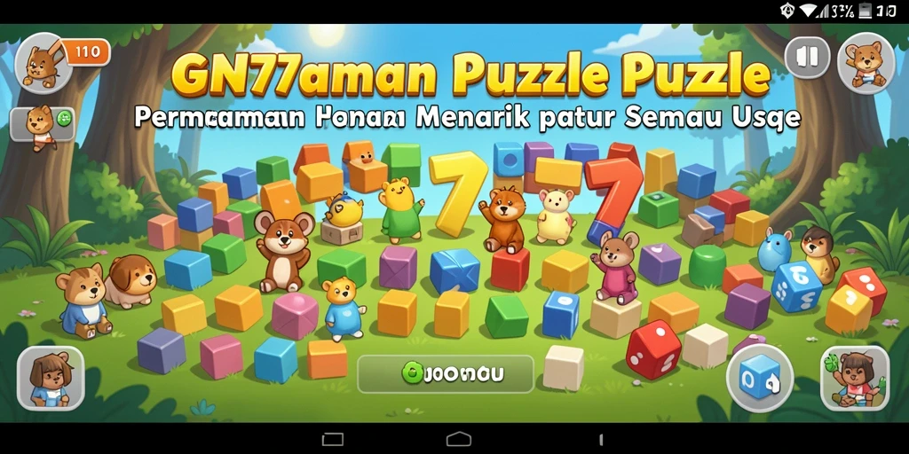 Screenshot gameplay GN777 menampilkan tantangan puzzle yang menarik.