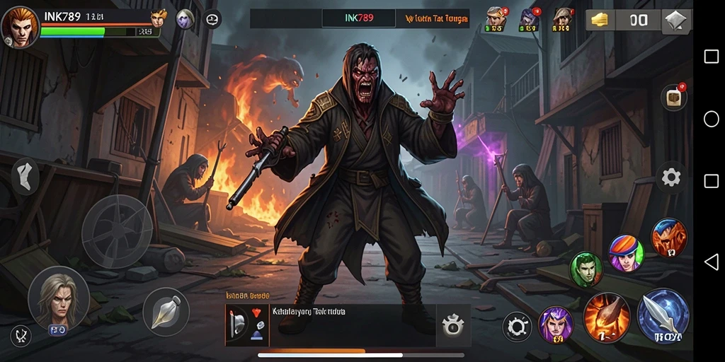 Tampilan gameplay menegangkan dari INK789 yang penuh misteri.