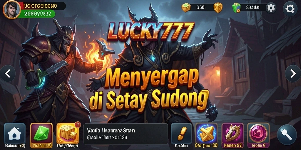Tangkapan layar gameplay LUCKY777 menampilkan suasana horror yang menegangkan.