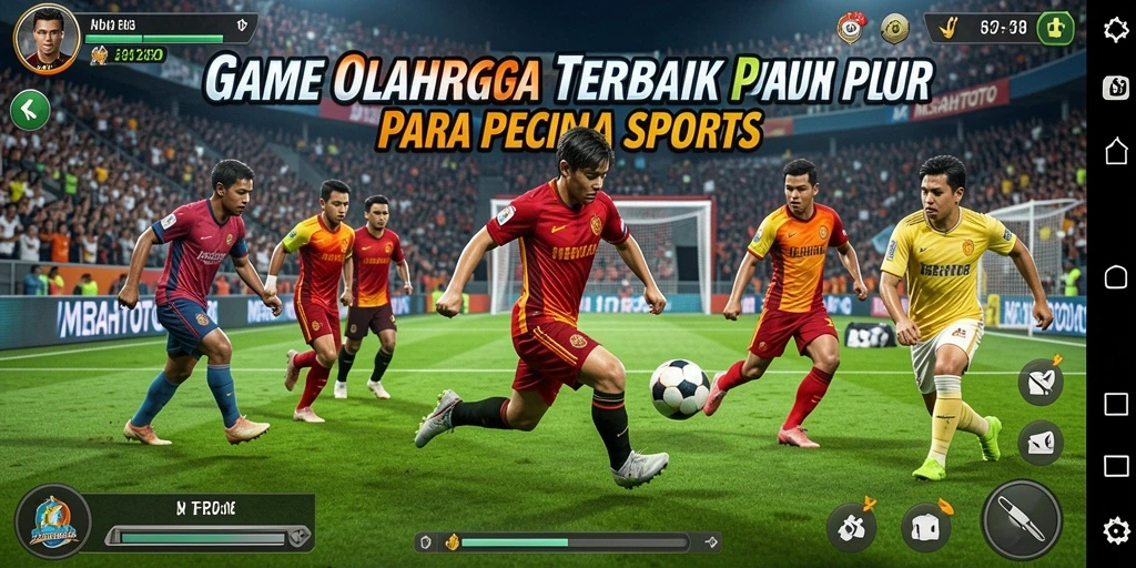 Tangkapan layar gameplay MERAHTOTO yang menampilkan serunya pertandingan olahraga.