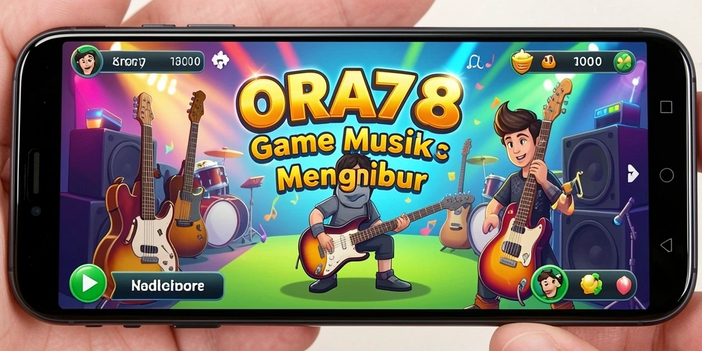 Tampilan gameplay ORA78 yang menarik dan penuh warna.