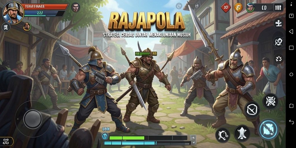 Tampilan gameplay menarik dengan strategi yang mendalam.