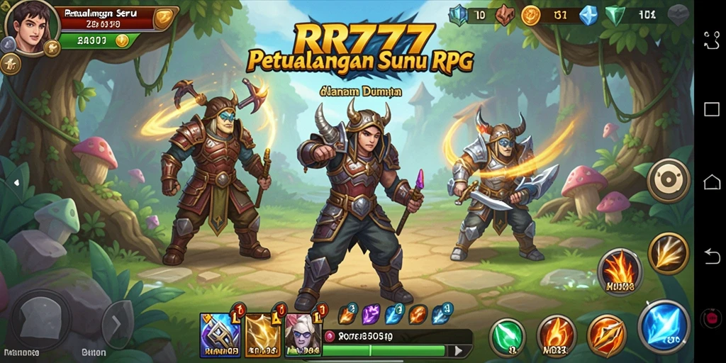 Tampilan menarik dari gameplay RPG yang mendebarkan.
