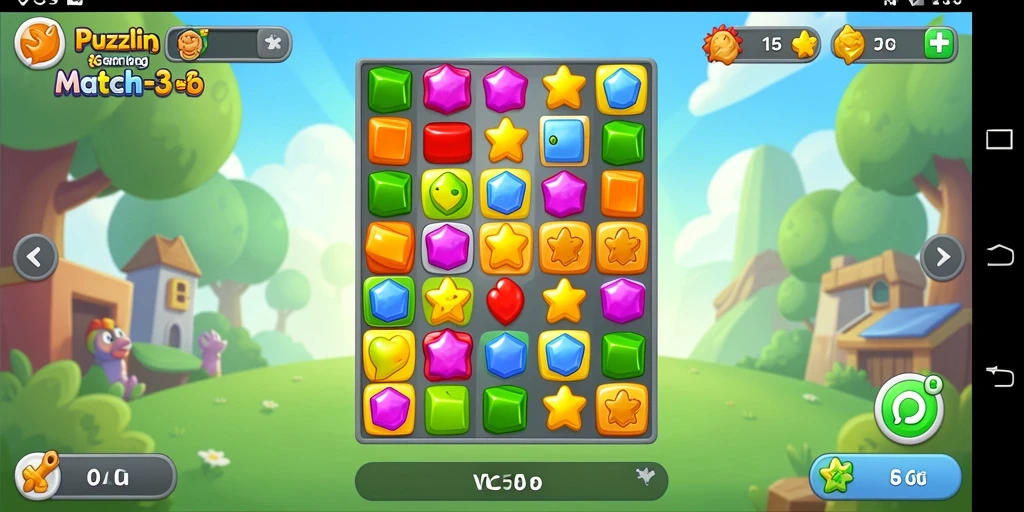 Tampilan gameplay seru dan penuh warna di VC55.