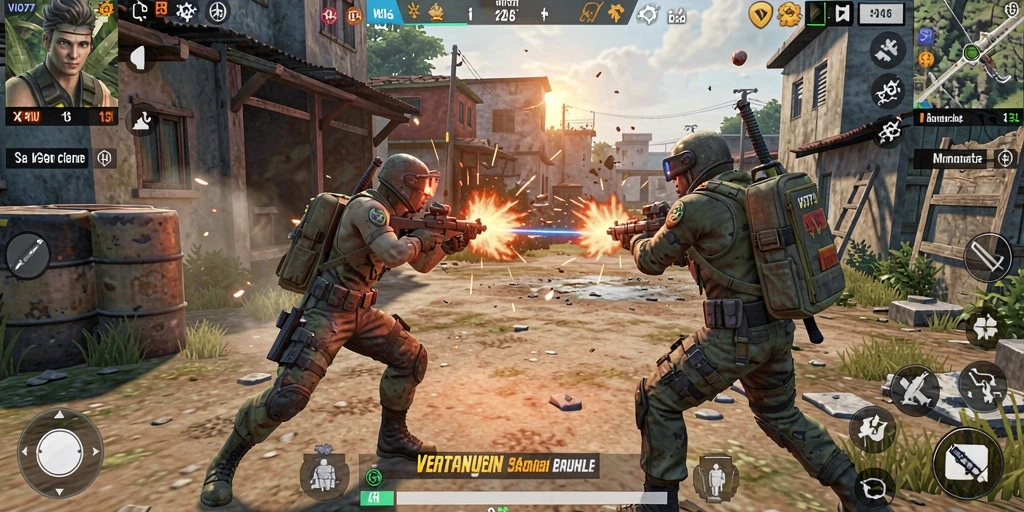 Gameplay seru dan mendebarkan saat bertarung di VIO77.